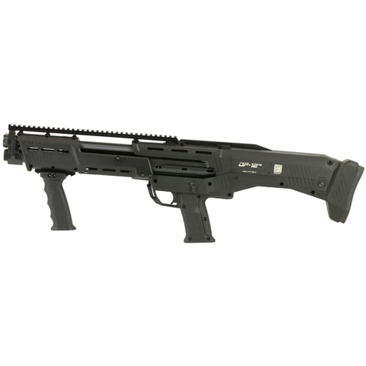 Standard Manufacturing DP-12, Pump-Action 12 Ga, Double Barrel, 18.8" Barrel, 16rd, Black