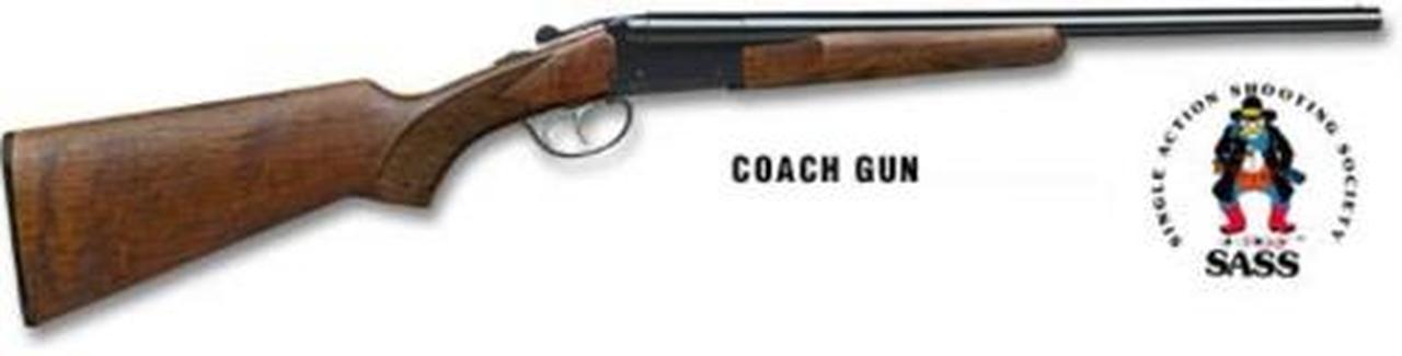 Stoeger Coach Gun SxS, A-Grade Satin Walnut, Blue 12 Ga, 20 Stoeger