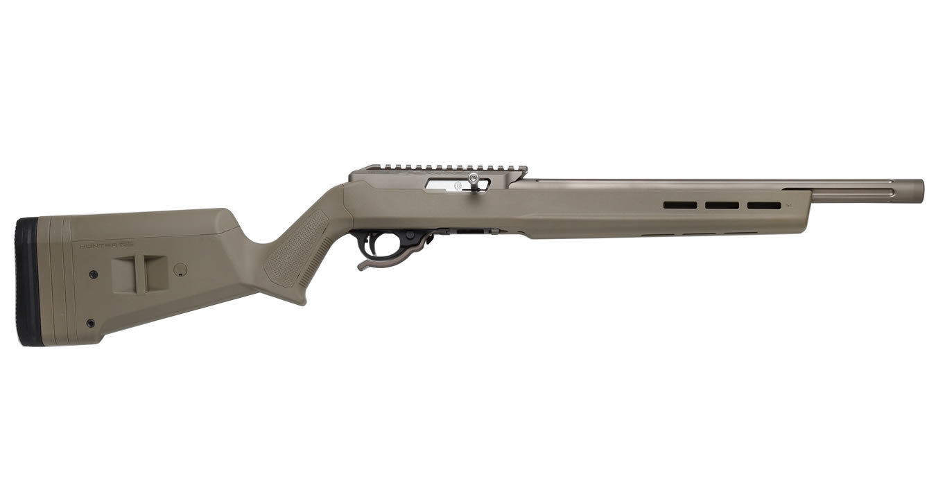 Tactical Solutions X-Ring 22LR Rimfire Rifle with FDE Magpul Hunter X-22 Stock and Quicksand Barrel