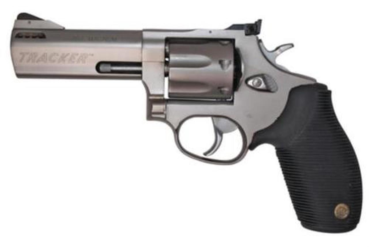 Taurus 627 Tracker 357 Mag/38Spl 4" Ported Barrel Fixed Sight 'Ribber Grip' Matte SS Finish, 7rd Taurus