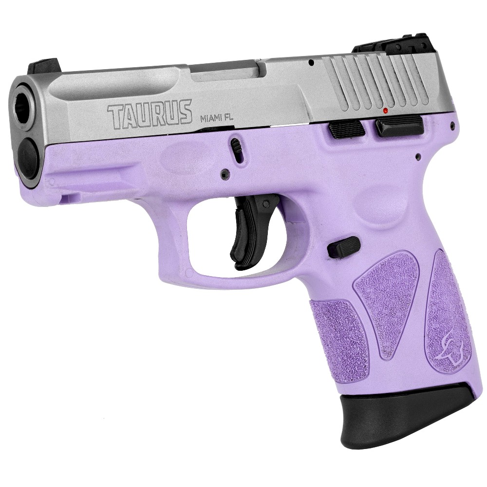 Taurus G2c 9mm, 3.25" Stainless Steel Barrel, Black, Adjustable Sights, 12rd Taurus