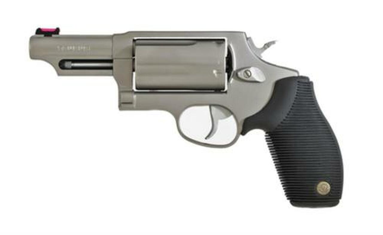Taurus Judge 45/410, Matte Stainless 410 Ga(2 1/2")/45 LC/3" Barrel/Fiber Optic Sight Taurus