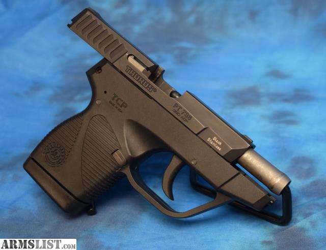 Taurus Model 738B TCP, 380 Compact Pistol/3.3", Blue, 1 Mag