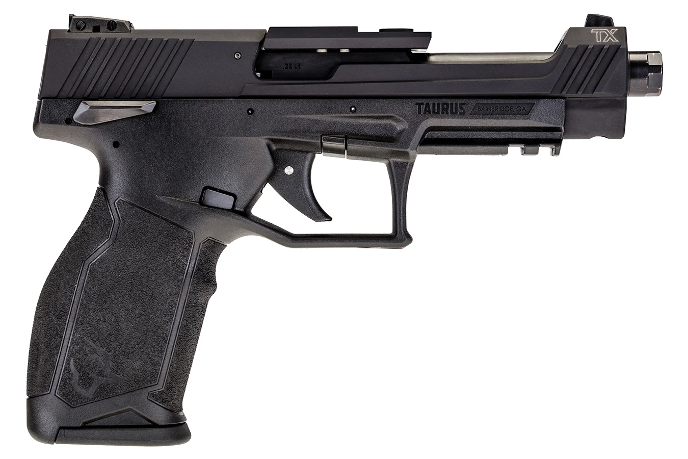 Taurus TX22 Competition 22 LR, 5" Threaded Barrel, Black, TandemKross Compensator, 16rd Taurus