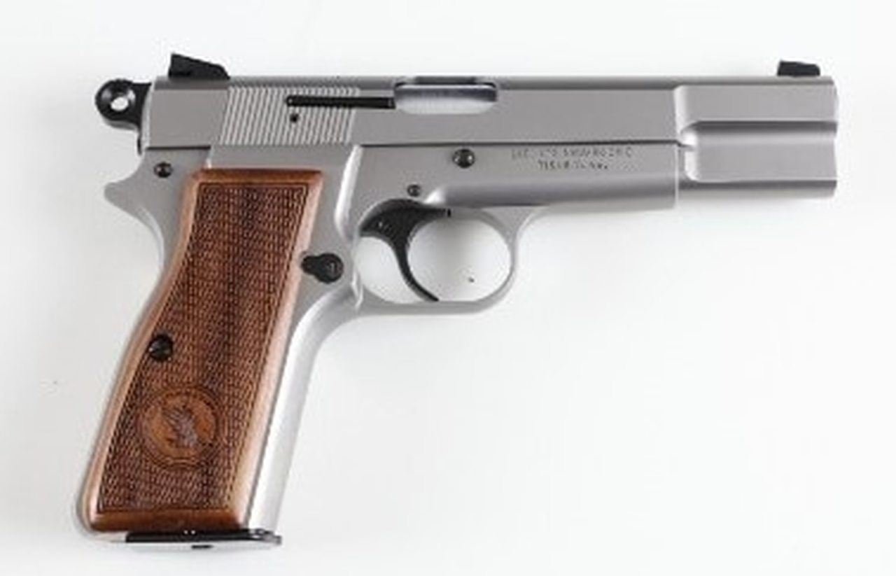 Tisas Regent BR9-S 9mm 4.6" Barrel Stainless Steel Finsh Hi-Power Clone 13rd Mag