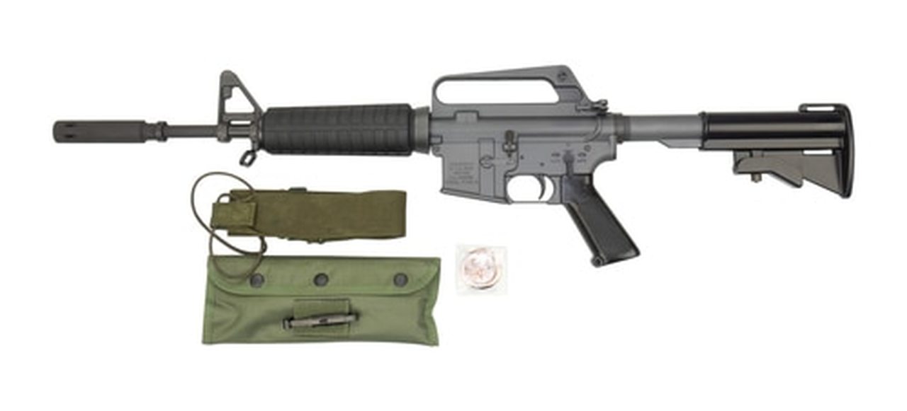 Troy XM177E2 Commemorative AR-15 Carbine 223/556, 12.5" Barrel, 4.5" Moderator, Period Corect Kit, 20 and 30rd Mag