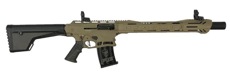 Typhoon Defense F12 Sport 12 Gauge Semi-Automatic Shotgun with Bronze Cerakote Finish
