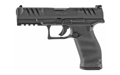 Walther PDP 9mm, 4" Barrel, Black Polymer, Optic Ready, 18rd Walther