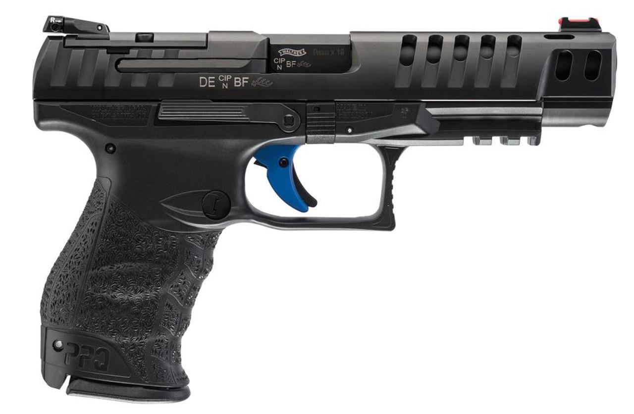Walther PPQ M2 Q5 Match, 9mm, 5" Barrel, Target Sights, 3x15rd Mags Walther