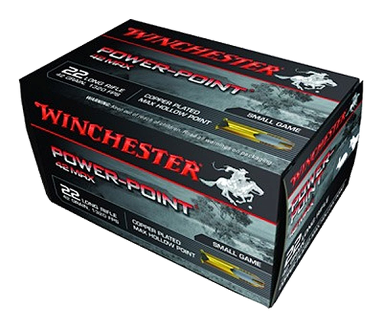 Winchester 42 Max Power Point 22LR 42gr, Hollow Point, 50rd/Box