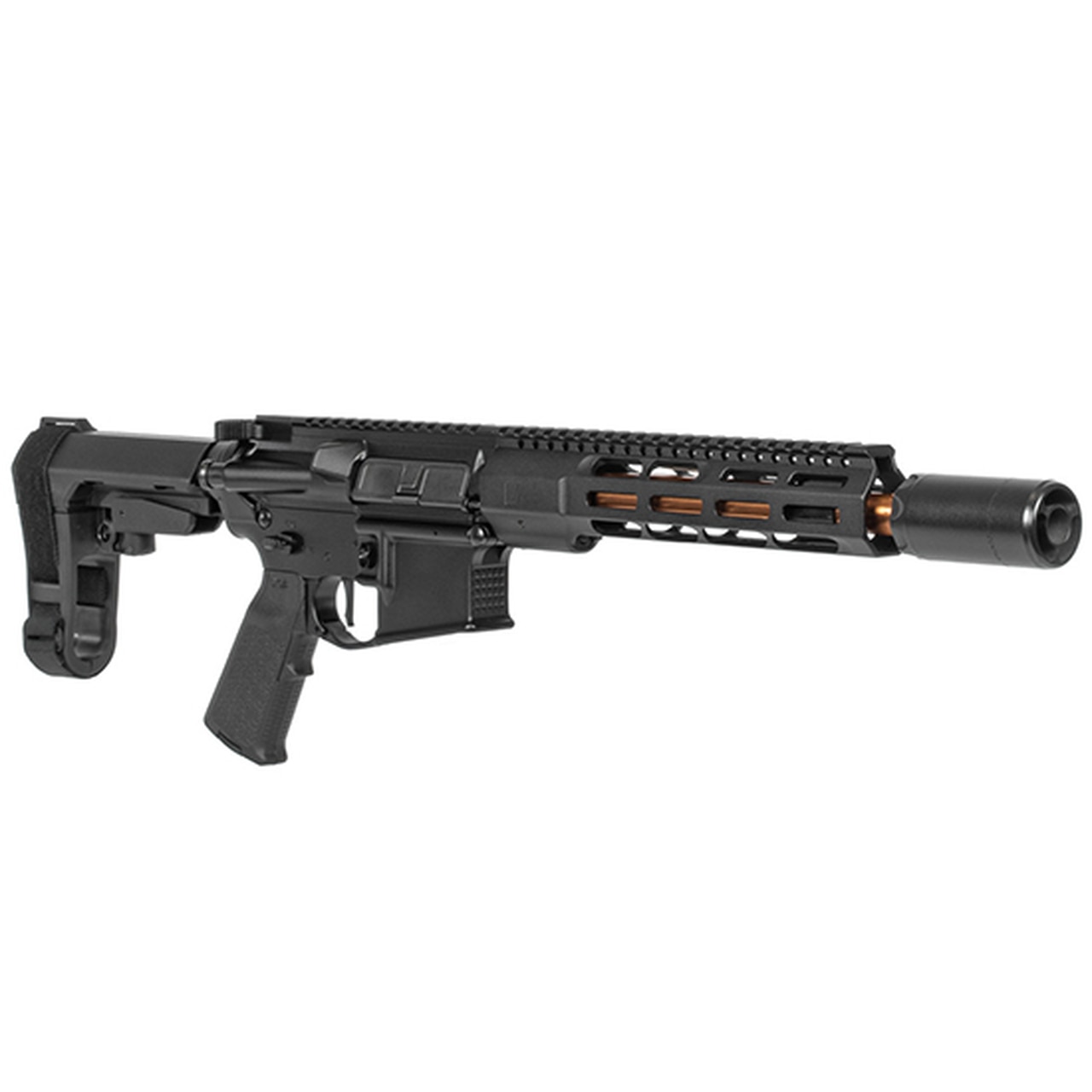 ZEV Core Elite AR-15 Pistol 223/5.56, 10.5" Bronze Barrel, Black, 30 rd Mag